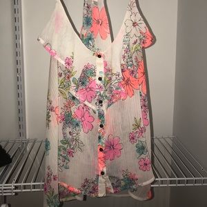 Floral tank top